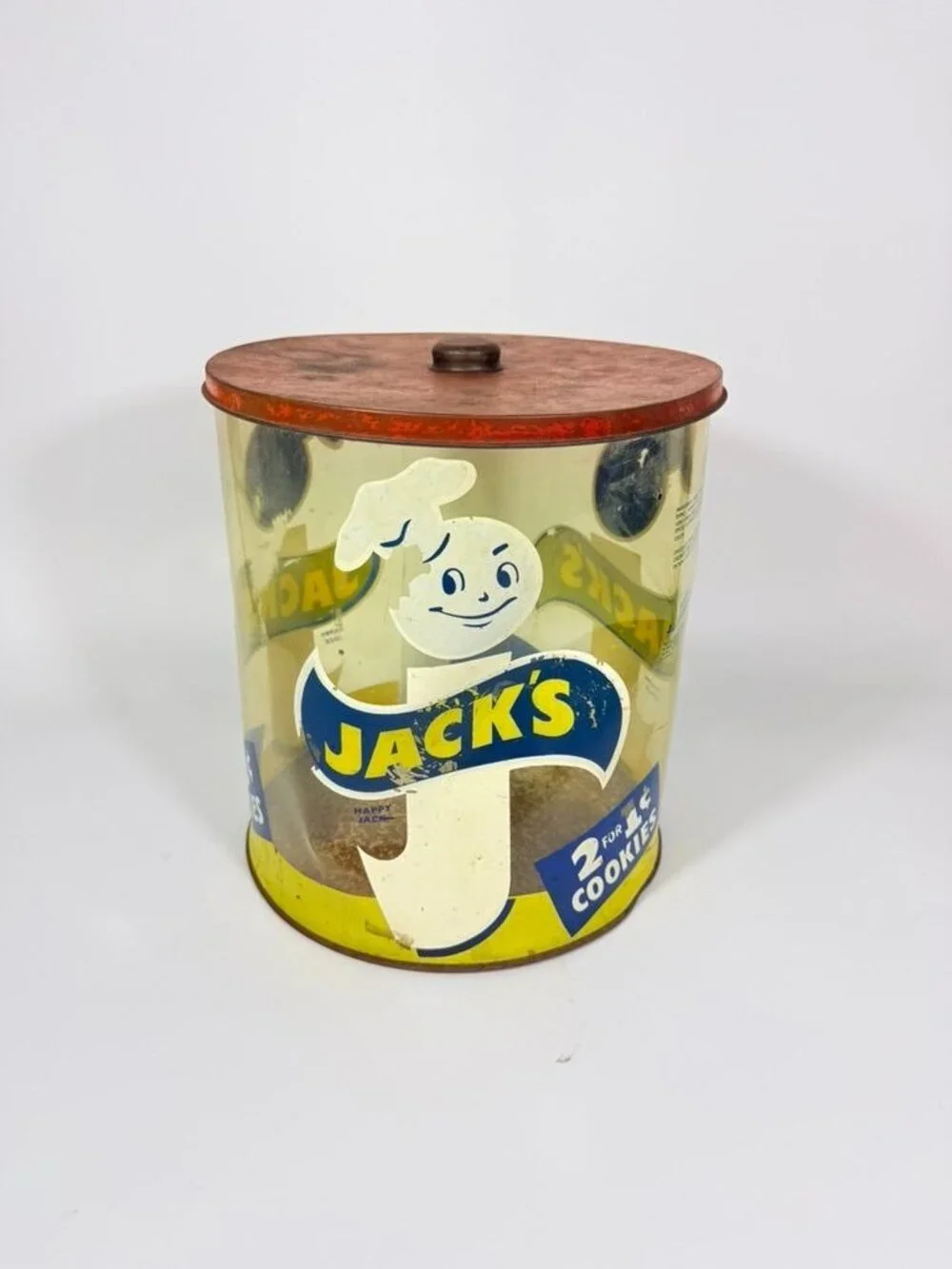 Happy Jacks Cookie Company vintage mid
